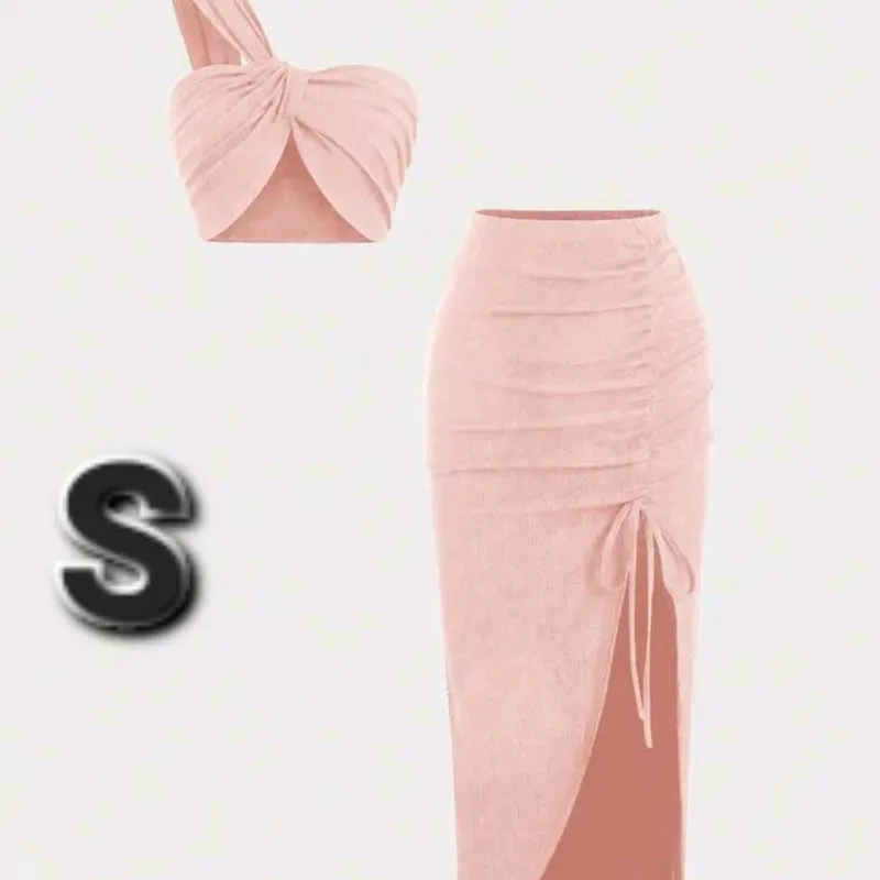 Conjunto de 2 Piezas Plisado