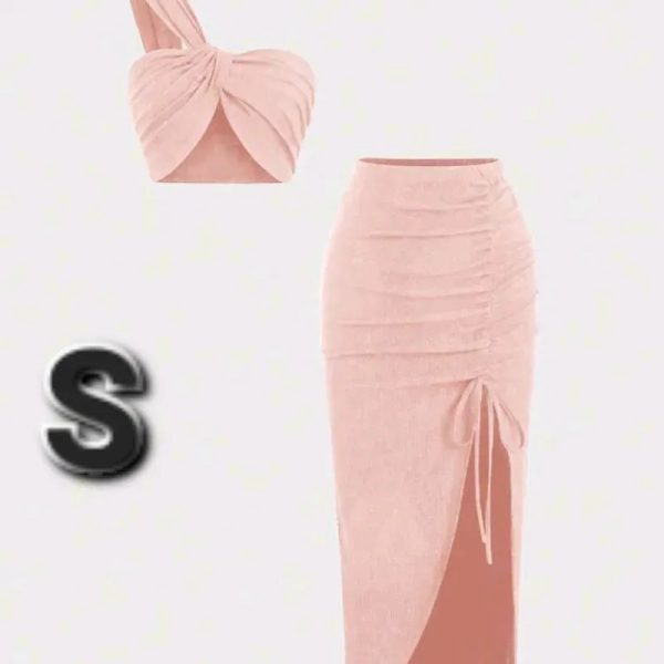 Conjunto de 2 Piezas Plisado