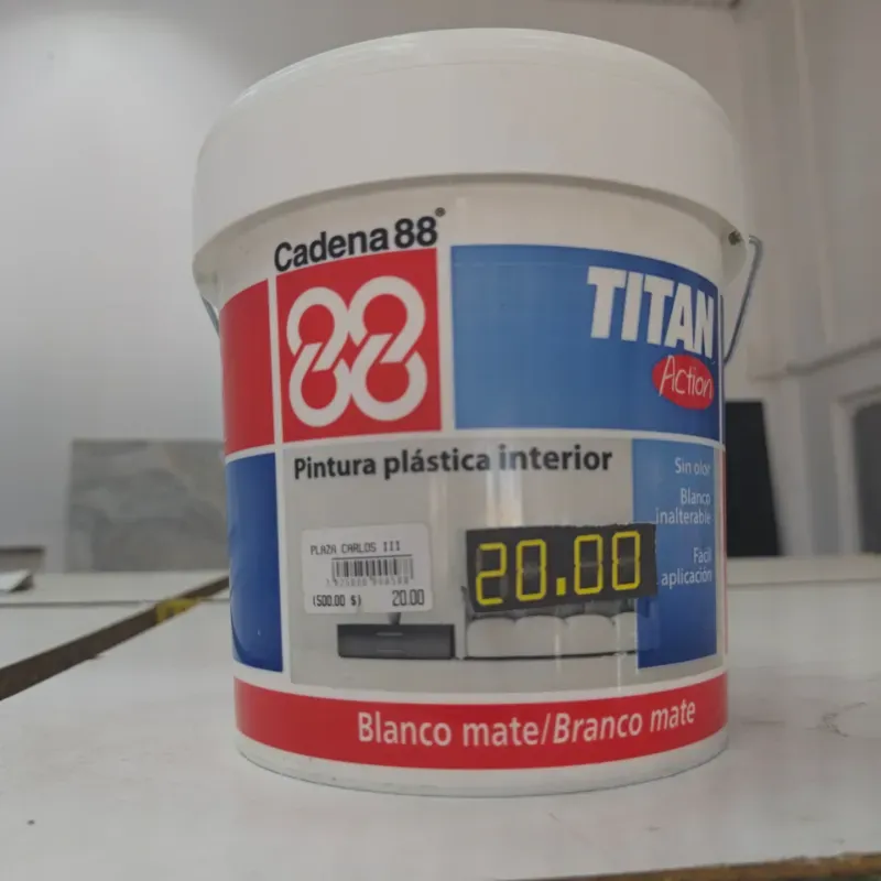 Pintura Titan blanco mate 4L