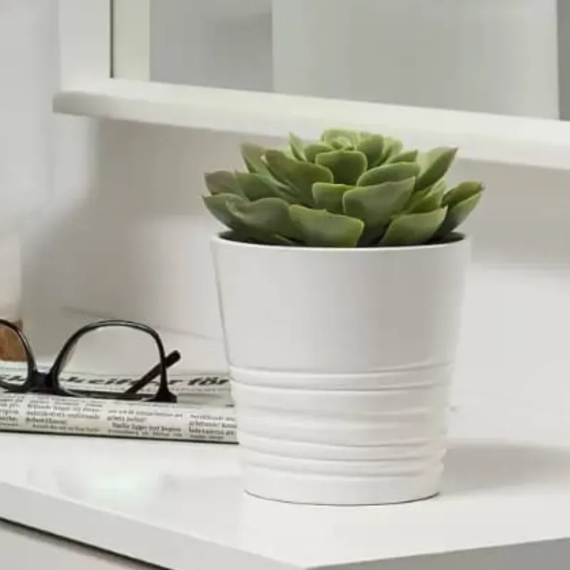 Maceta artificial tipo suculenta