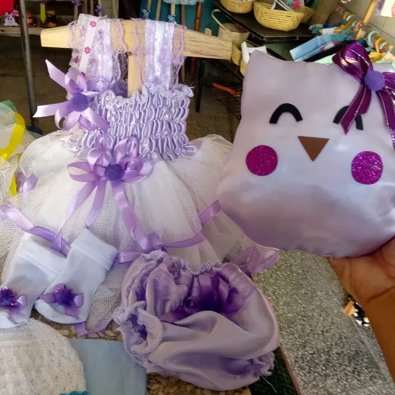 Conjunto para foto con almohada decorativa