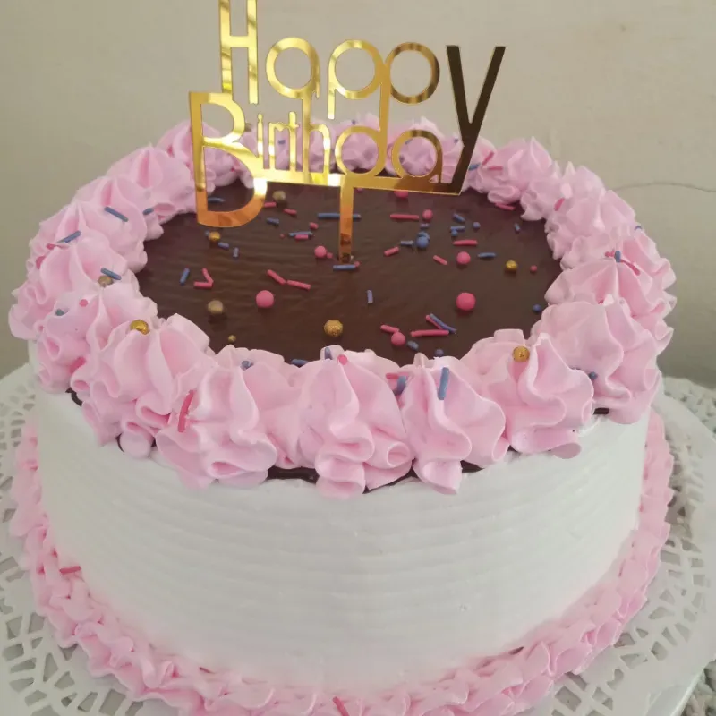 Pastel con Topper