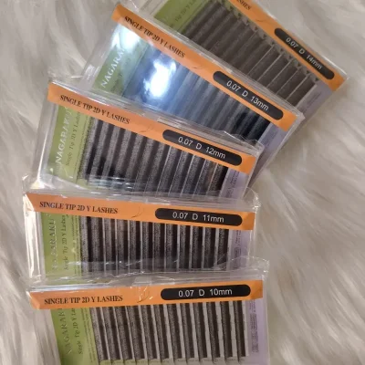 Pestañas 2D(Y) 0.07D (Por medidas) - Nagaraku