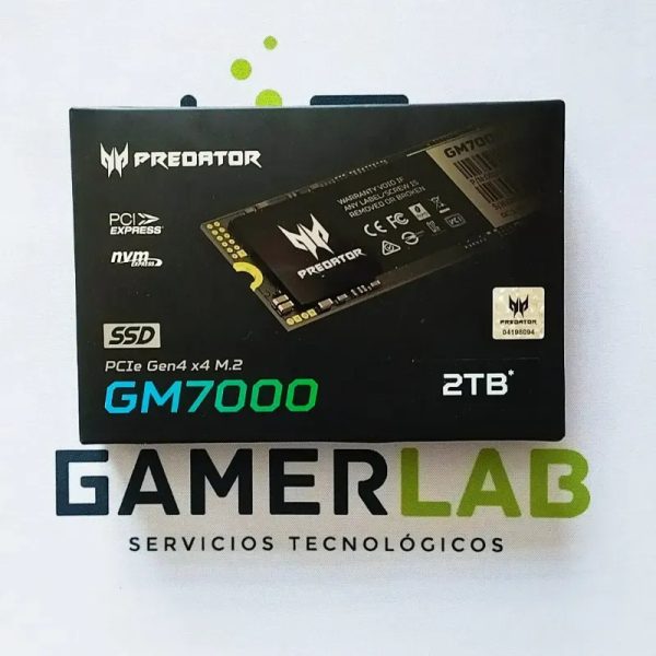 Predator GM7000 2TB – SSD M.2 PCIe Gen4×4 (PS5 y PC)