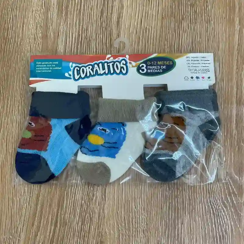 Set #6 de 3 pares de medias