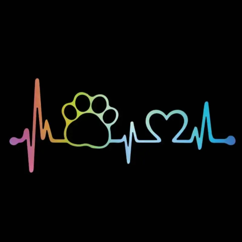 PEGATINA HUELLA PATA DE PERRO 2