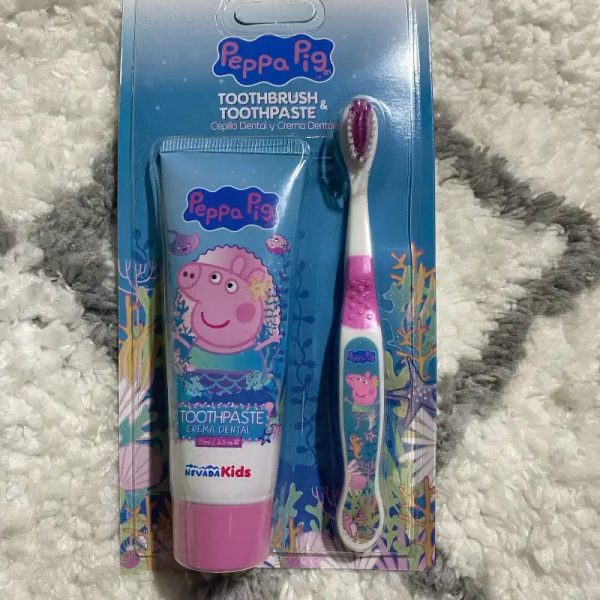 Set de pasta y cepillo Peppa Pig $6 USD
