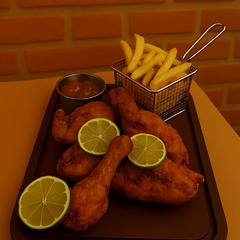 QUINTETO DE POLLO DORADO