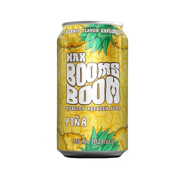 Refresco Max Booms Boom Piña (330 ml)