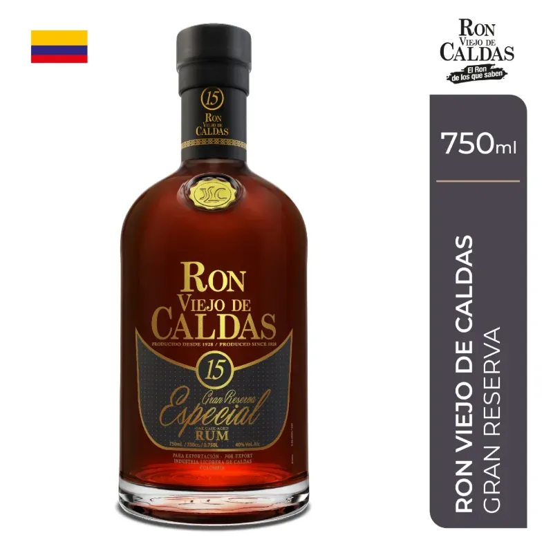RON Viejo de Caldas 15 Gran Reserva Especial 750 ml