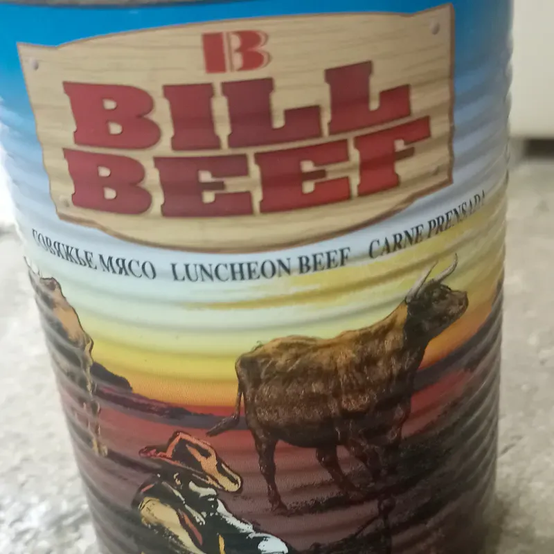 Lata de carne de res