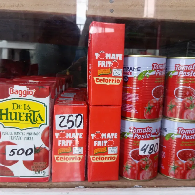 Puré y pastas d tomate