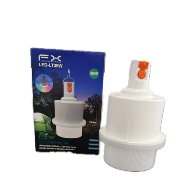 Foco Recargable 36W (Con luz multicolor)