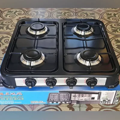 Estufa de 4 quemadores de mesa