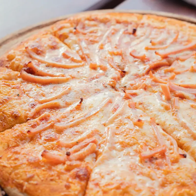 Pizza de jamón
