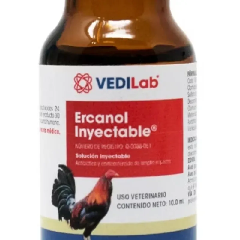 Ercanol Inyectable de 10 ML