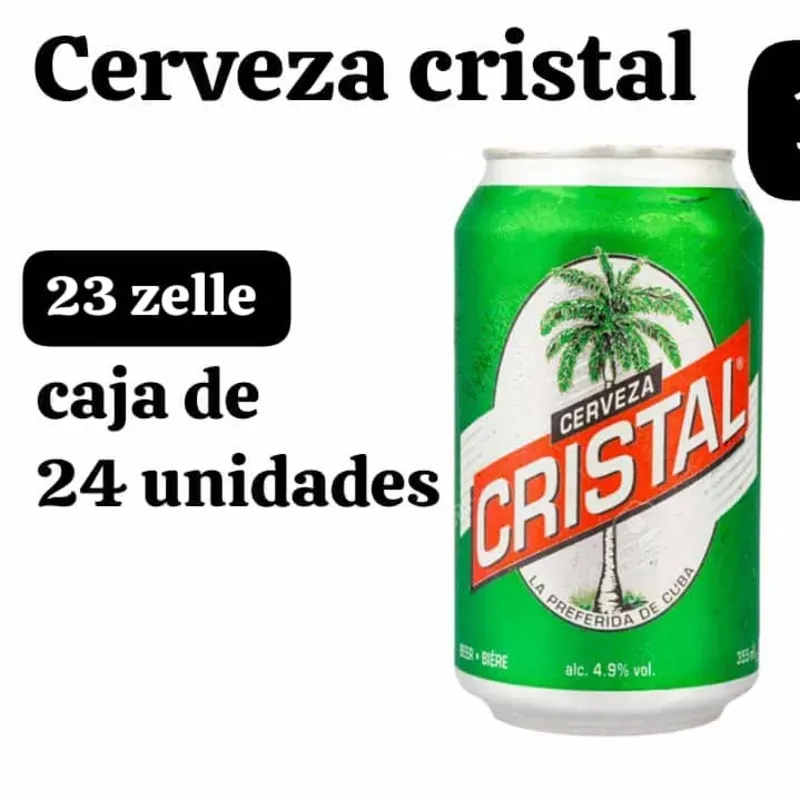 Caja de cerveza cristal