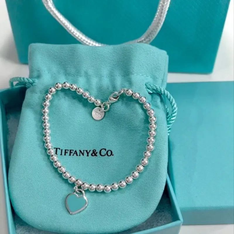 Pulsera Tiffany Corazón Verde