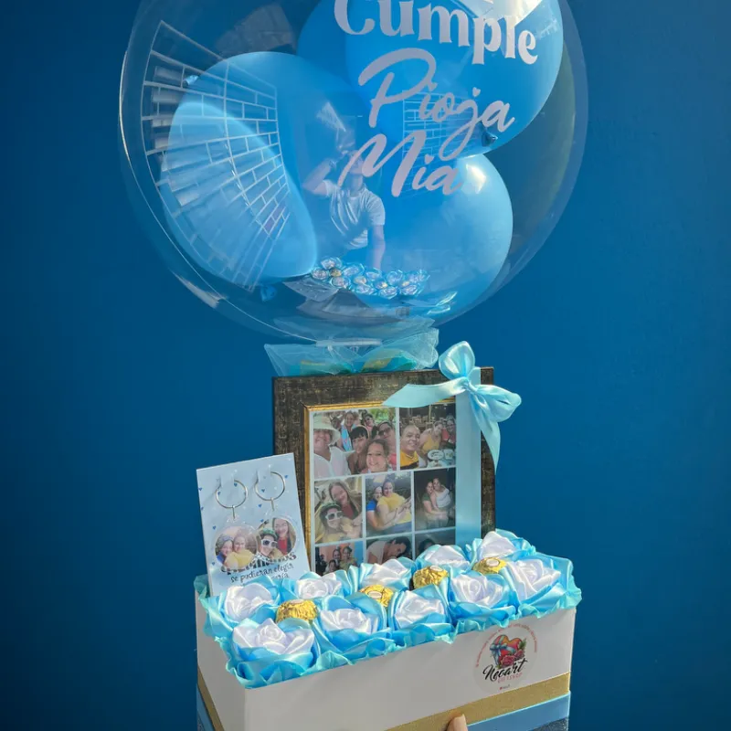 Cesta recta con cuadro