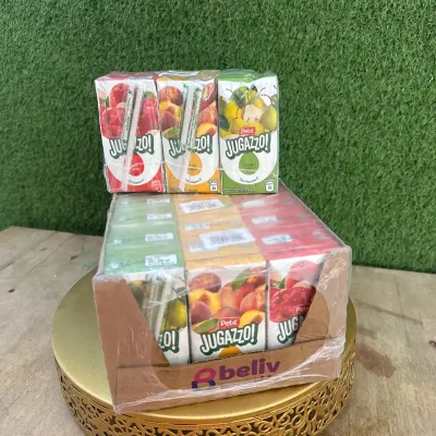 Caja de jugos variados