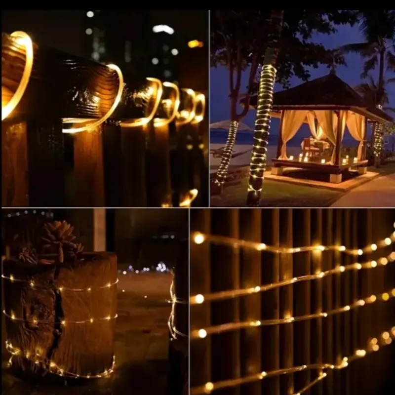 Manguera cálida con panel solar 10m