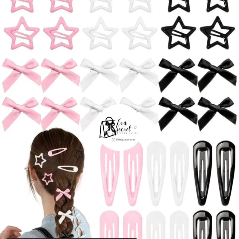 Set 12 y 36 piezas de hebillas