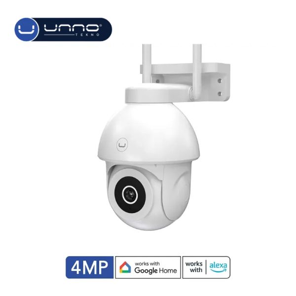 Camara UNNO TEKNO para Exterior WiFi 360° 4MP Cam11+Blanco