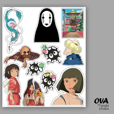  Pack de stickers El viaje de Chihiro