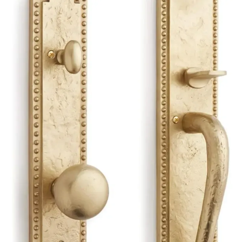 Picaporte vintage colonial dorado CER-002