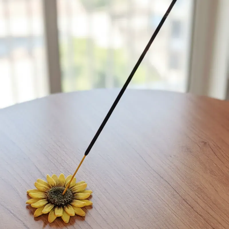 Porta Incienso "Girasol Radiante"