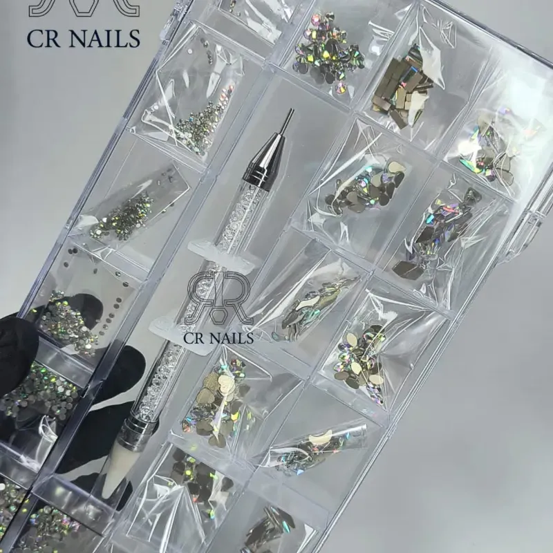 Caja de piedras tornasol