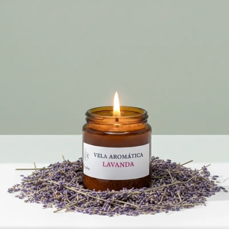 LAVANDA (Vela Aromática)