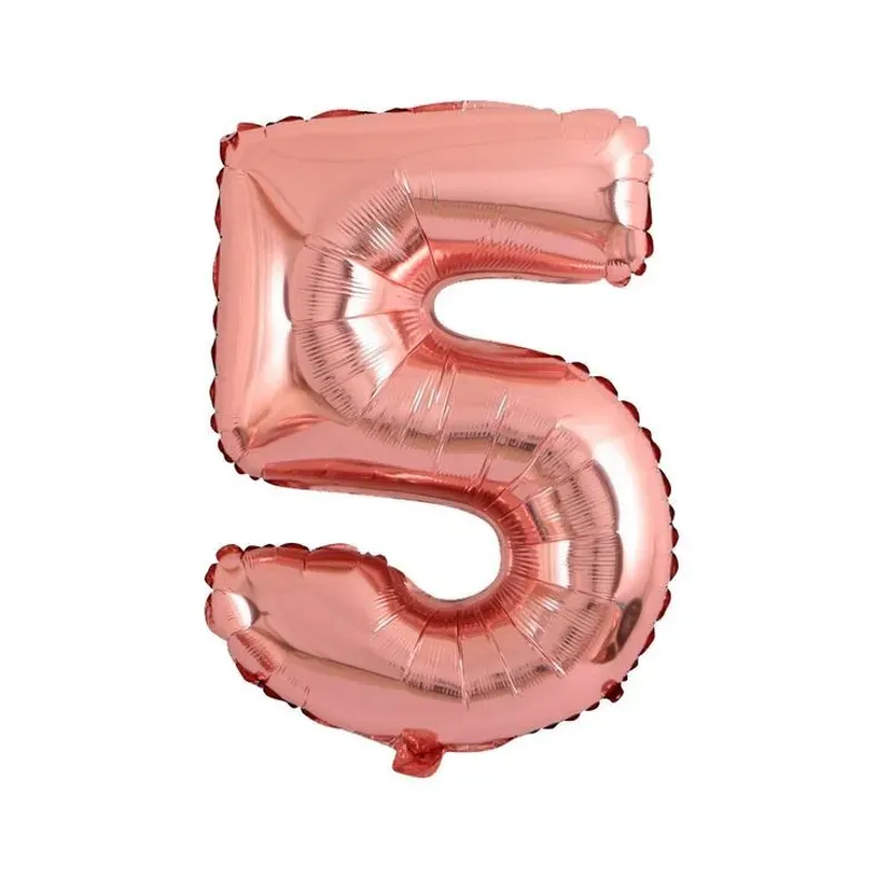 5 rosa oro 16 pulgadas