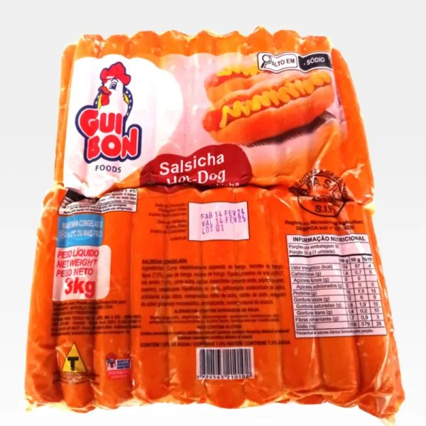 Salchichas de pollo