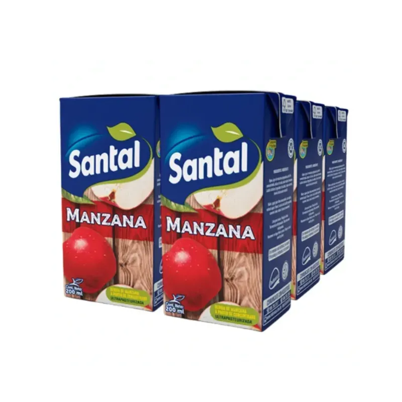 Jugo de Manzana Santal - Pack 6 unidades x 200ml
