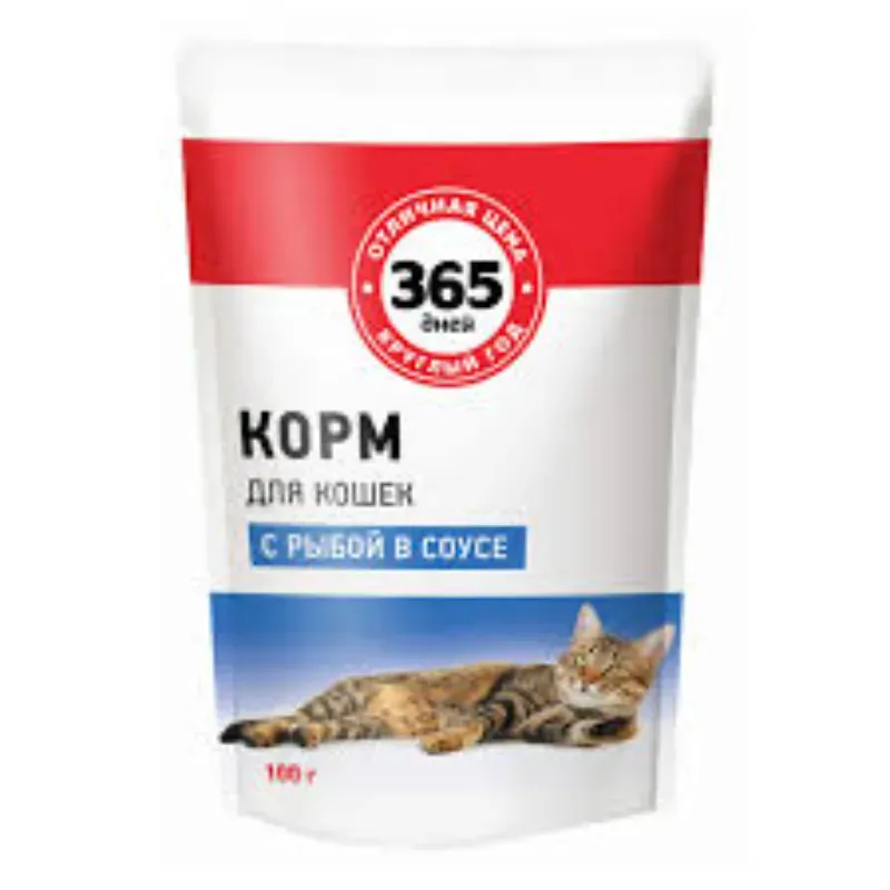 Comida para gatos adultos 365 días con pescado en salsa