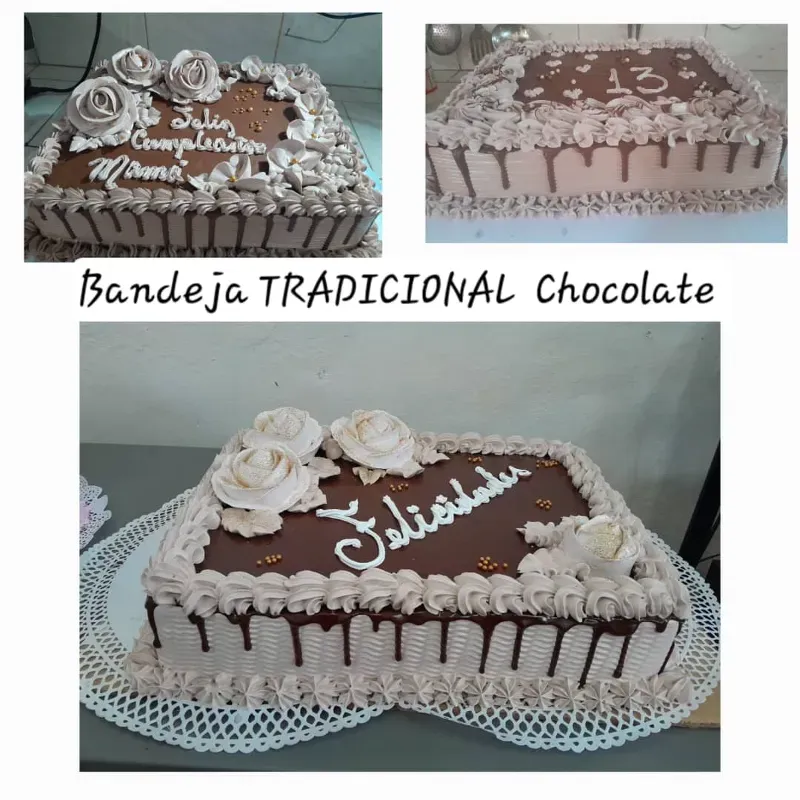 Bandeja tradicional chocolate