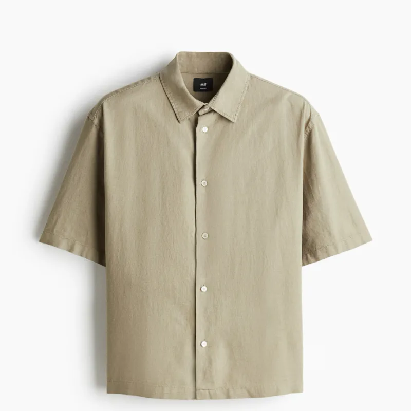 Camisa mangas cortas H&M