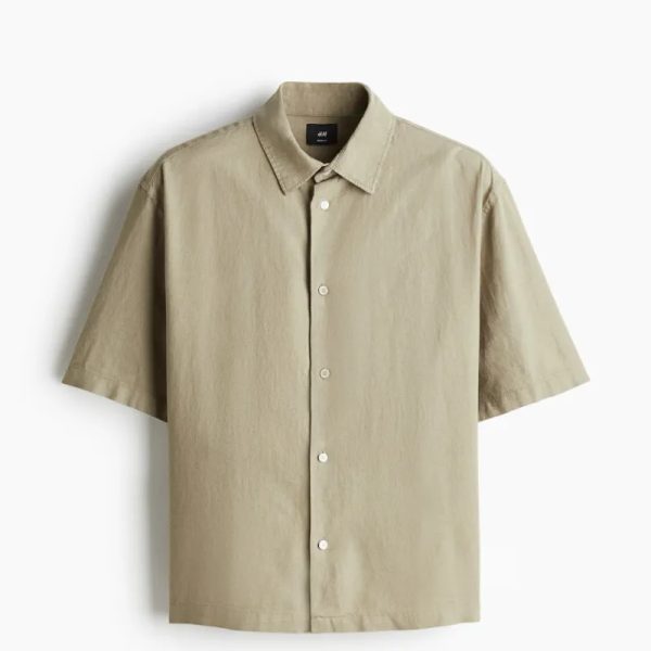 Camisa mangas cortas H&M