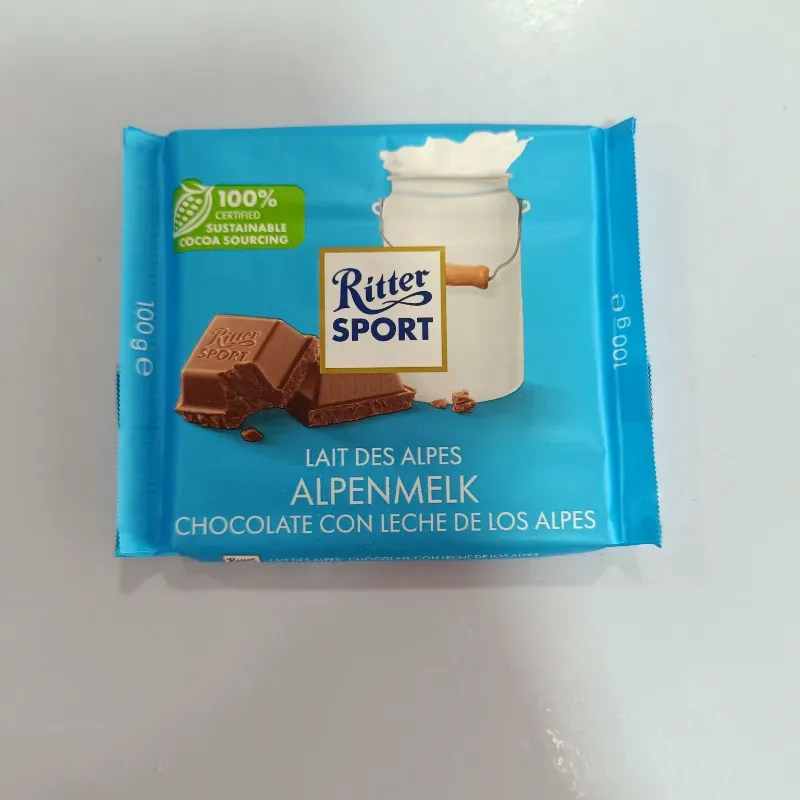 Tableta de chocolate con leche