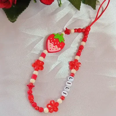 Colgante para Celular "Fresa de Amor"