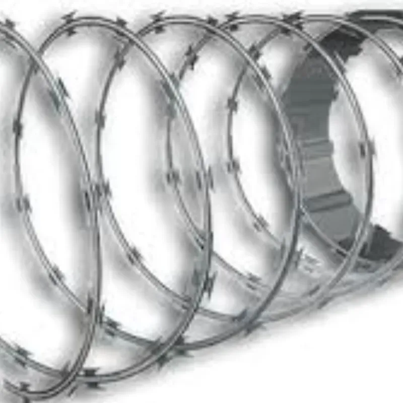 Concertina recta galvanizada 45cm 8m de largo