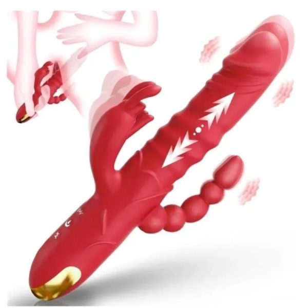Dildo Vibratorio de Empuje