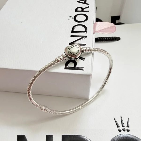 Pulso flexible cierre corazón clásico Pandora