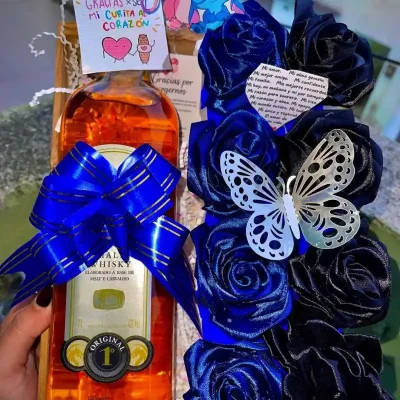 Caja rehalo flores etrerna