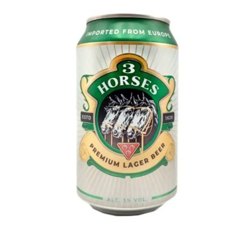 Cerveza 3 Horses Lata