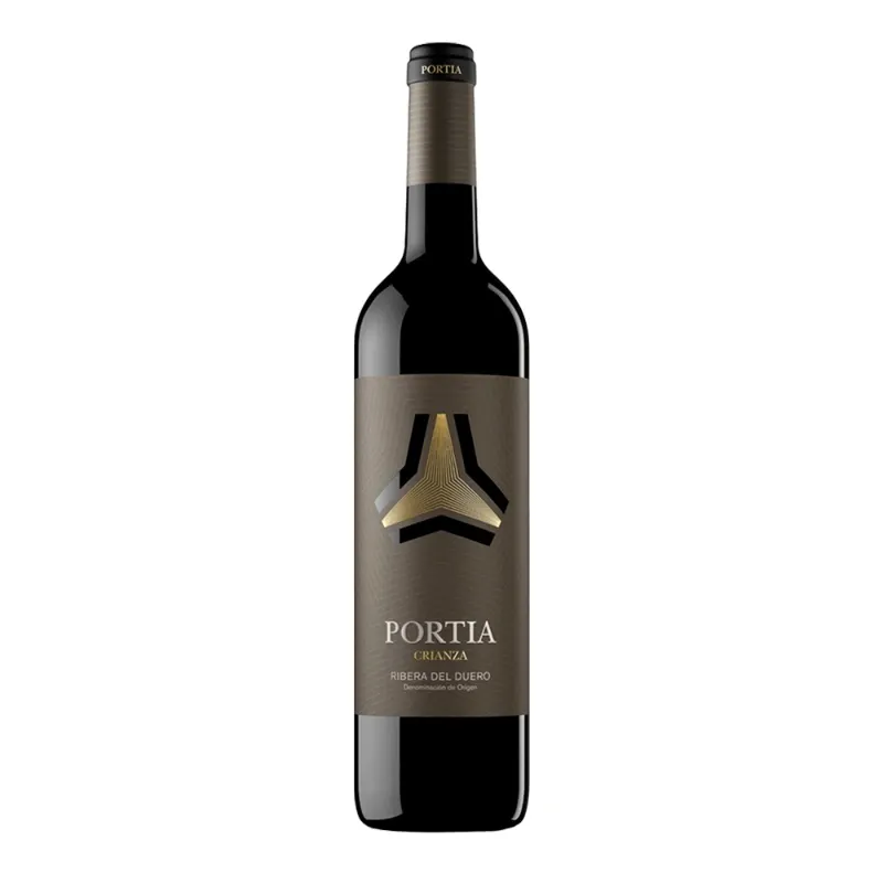 Vino Tinto Tempranillo D.O.RdDuero PORTIA Crianza 750 ml/6 Caja