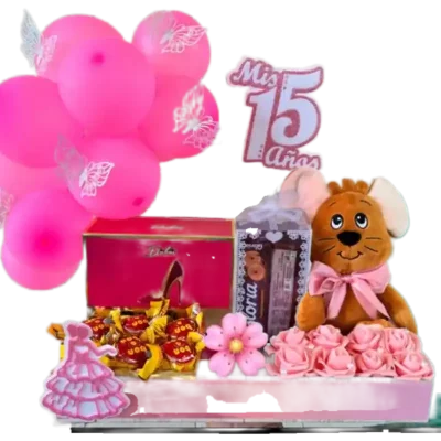 Caja de regalo :Para una Quinceañera 