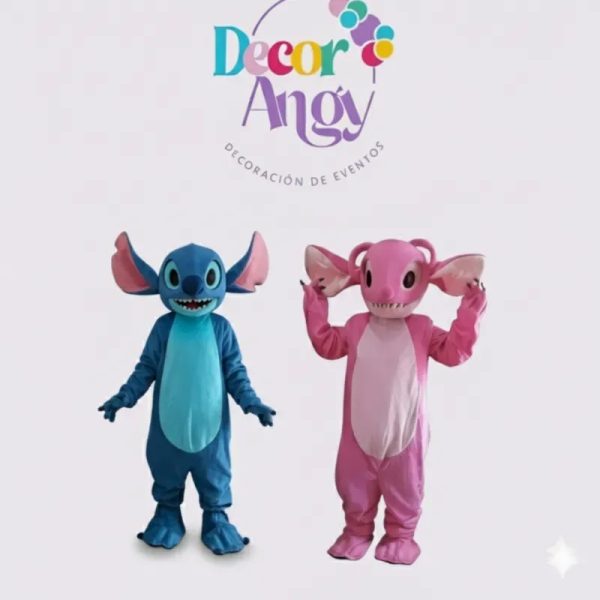 MASCOTA STICH Y ANGELA