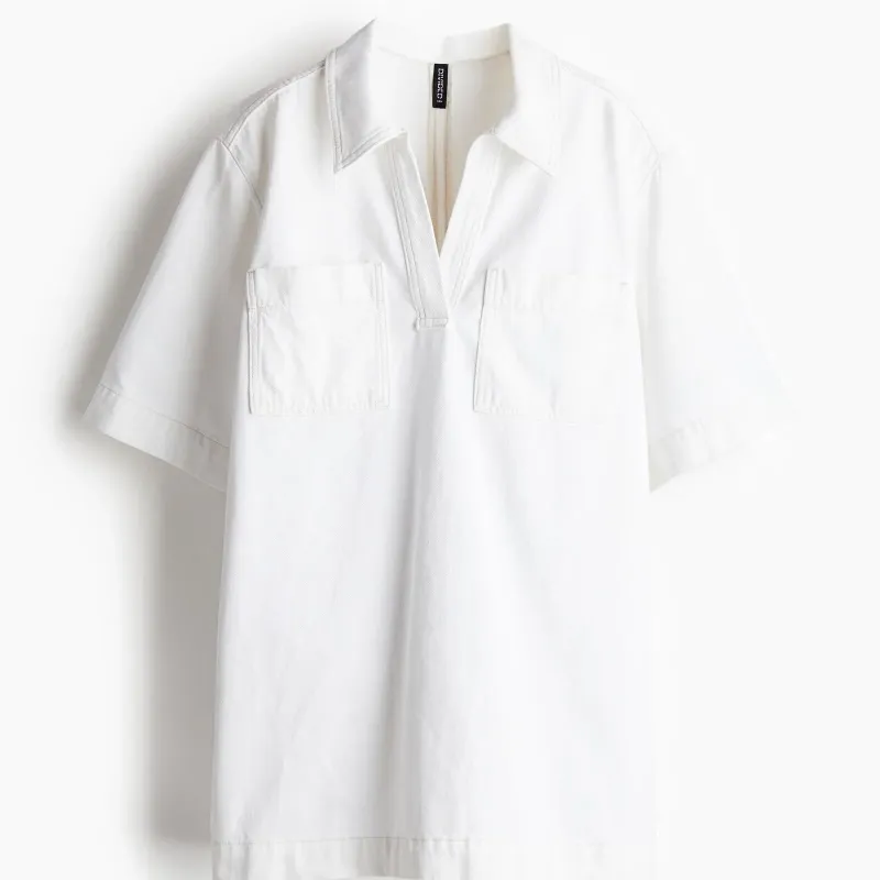 Vestido Blanco Mezclilla